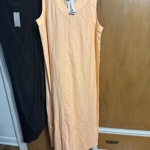 DKNY Peach Sleeveless Dresses